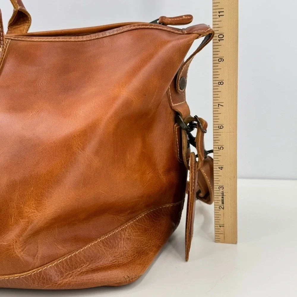 Brown Leather Duffle Bag 28